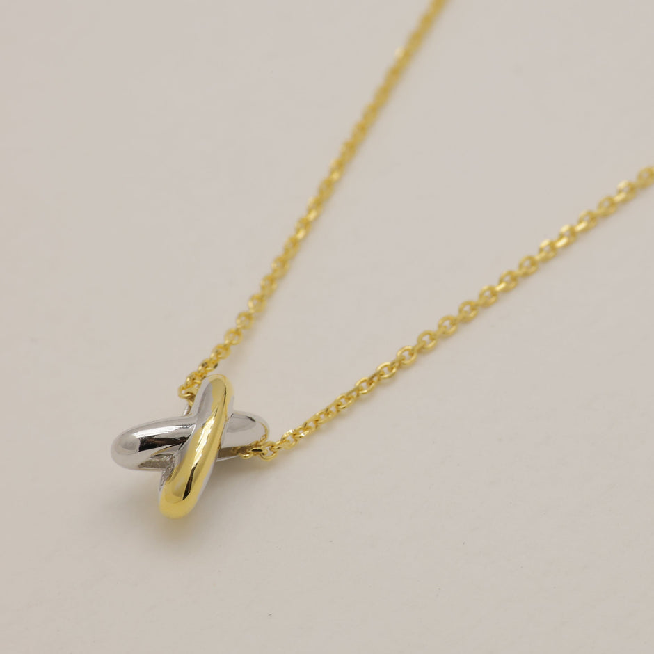 EZRA Gold Necklace by MOA - view 2