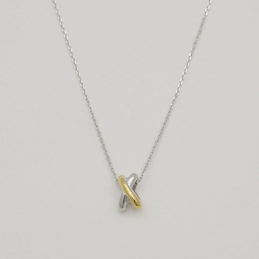 EZRA Silver Necklace by MOA - view 1