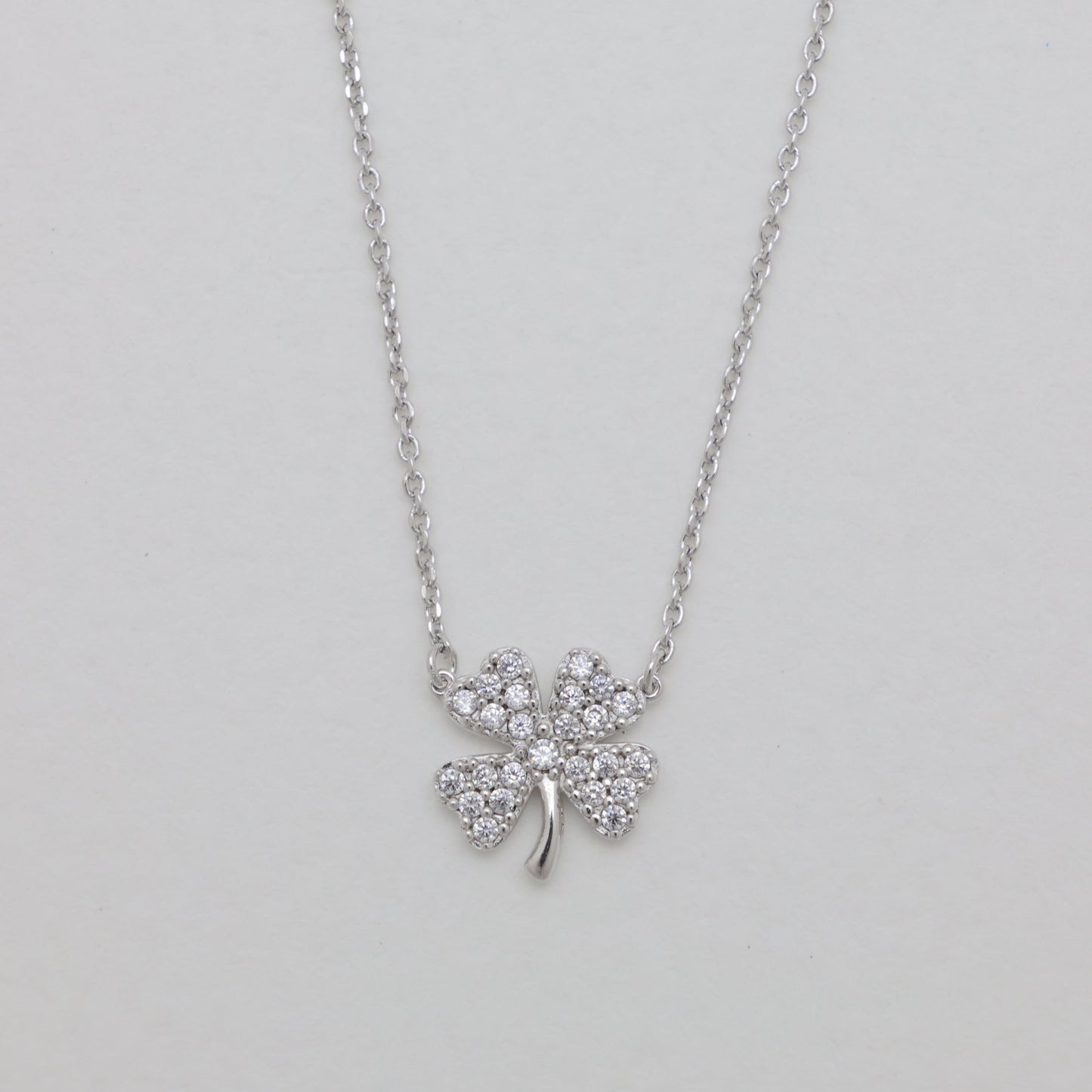 Fleurine Clover Necklace in 925 Sterling Silver by MOA - view 1
