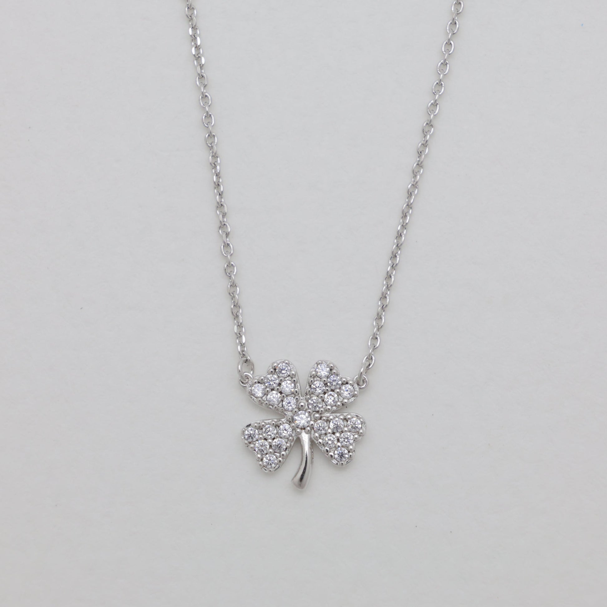 Fleurine Clover Necklace in 925 Sterling Silver by MOA - view 1