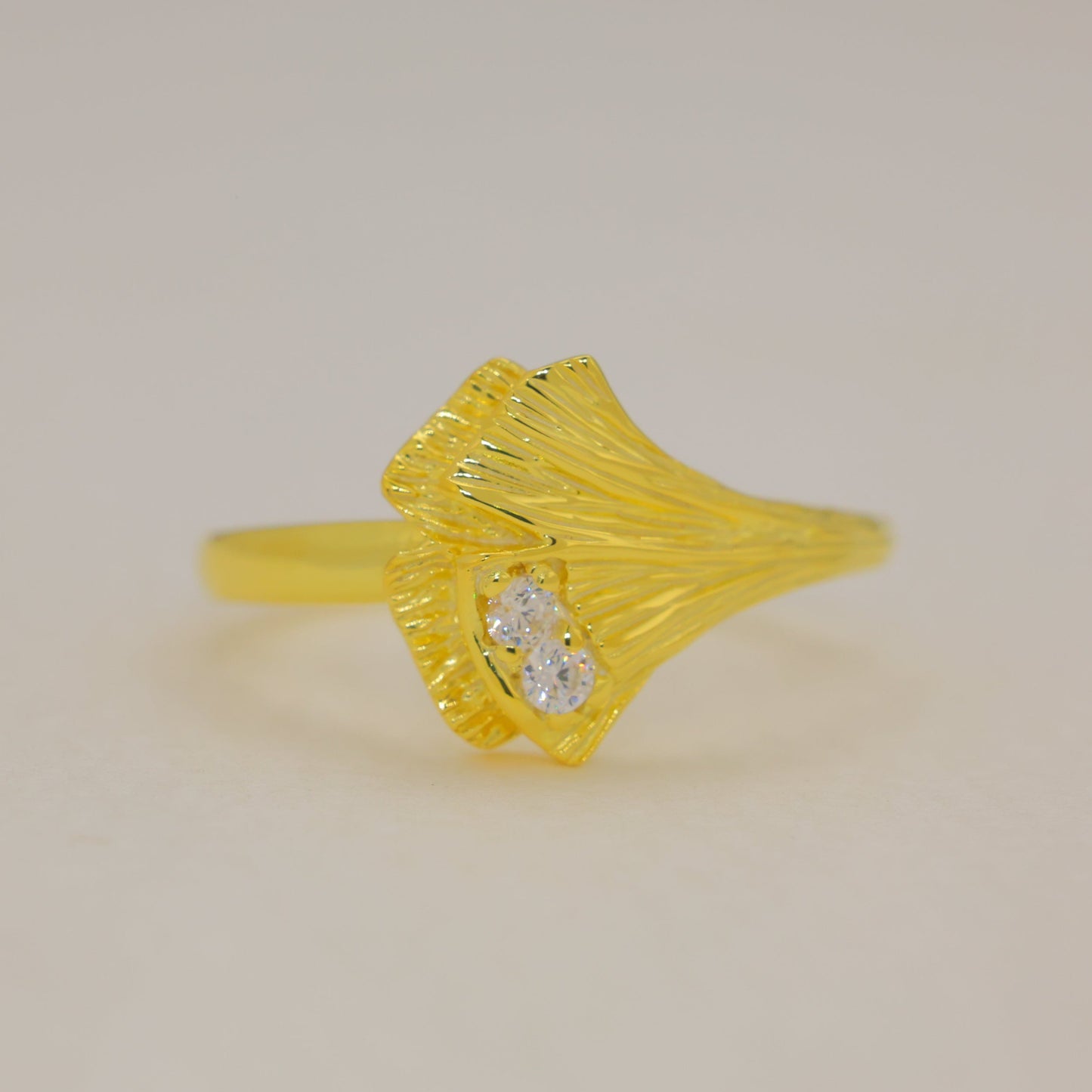 Giverny Petal Ring in 18K Gold over 925 Silver by MOA - view 1