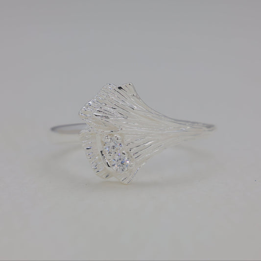 Giverny Petal Ring in 925 Sterling Silver by MOA - view 1