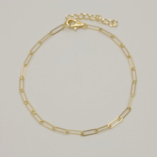 Inès Chain Bracelet 14K Gold by MOA - view 1