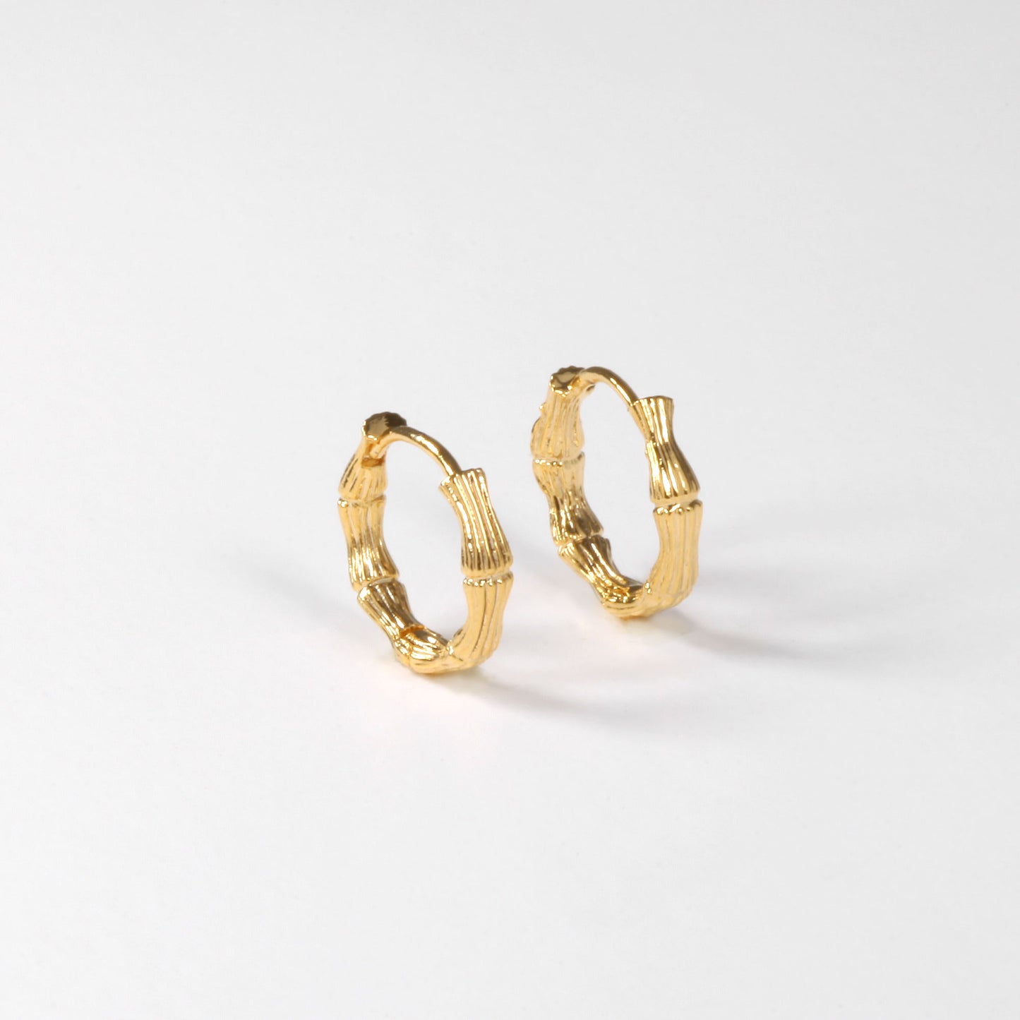 ISA Gold Earrings by MOA - view 1