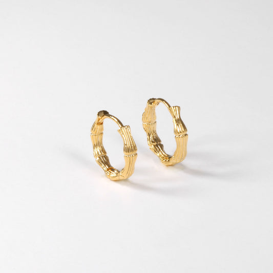 ISA Gold Earrings by MOA - view 1