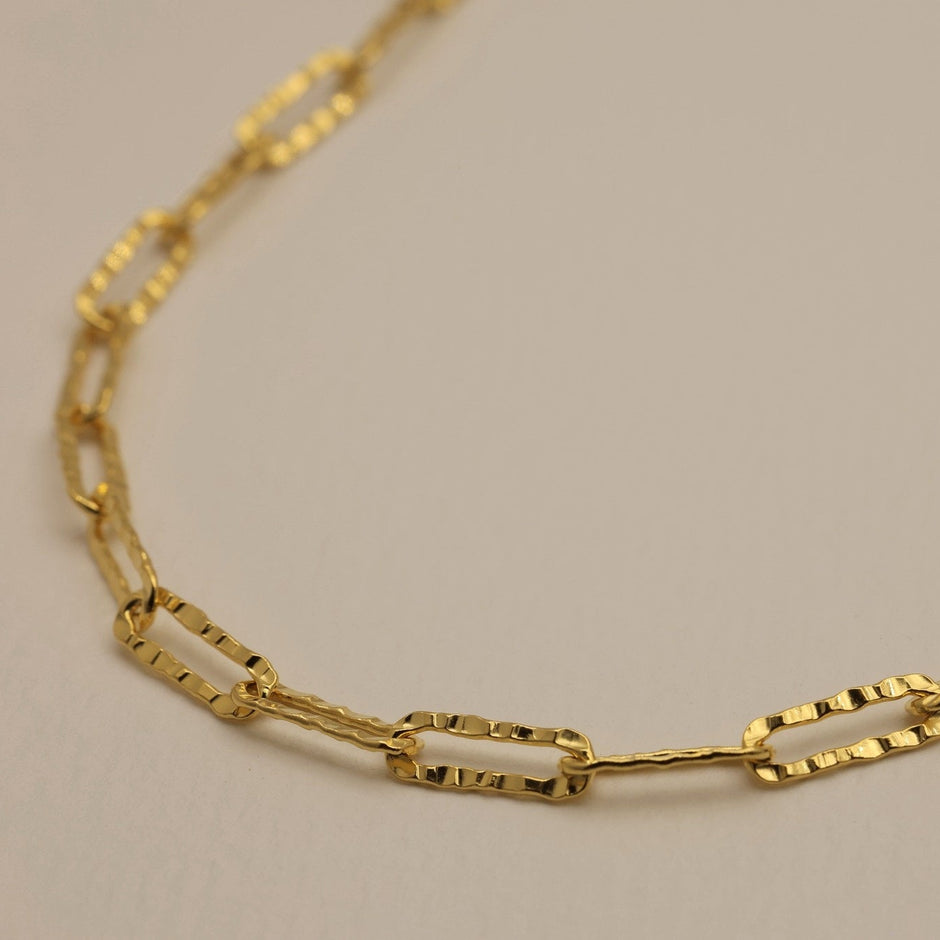 Josette Chain Necklace Gold Vermeil by MOA - view 2