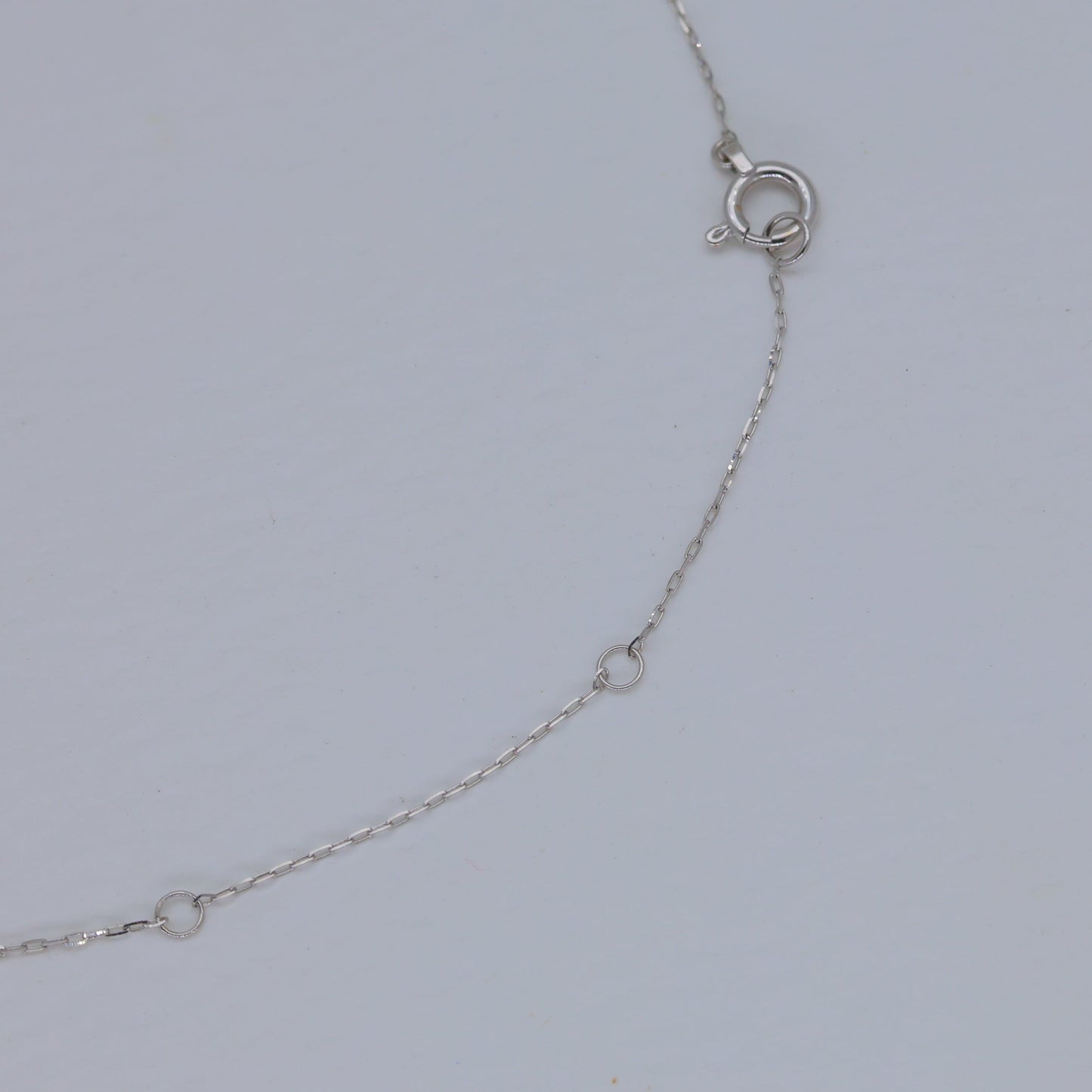 Laurent Garnet Pendant DIA Necklace in Platinum P900 by MOA - view 3