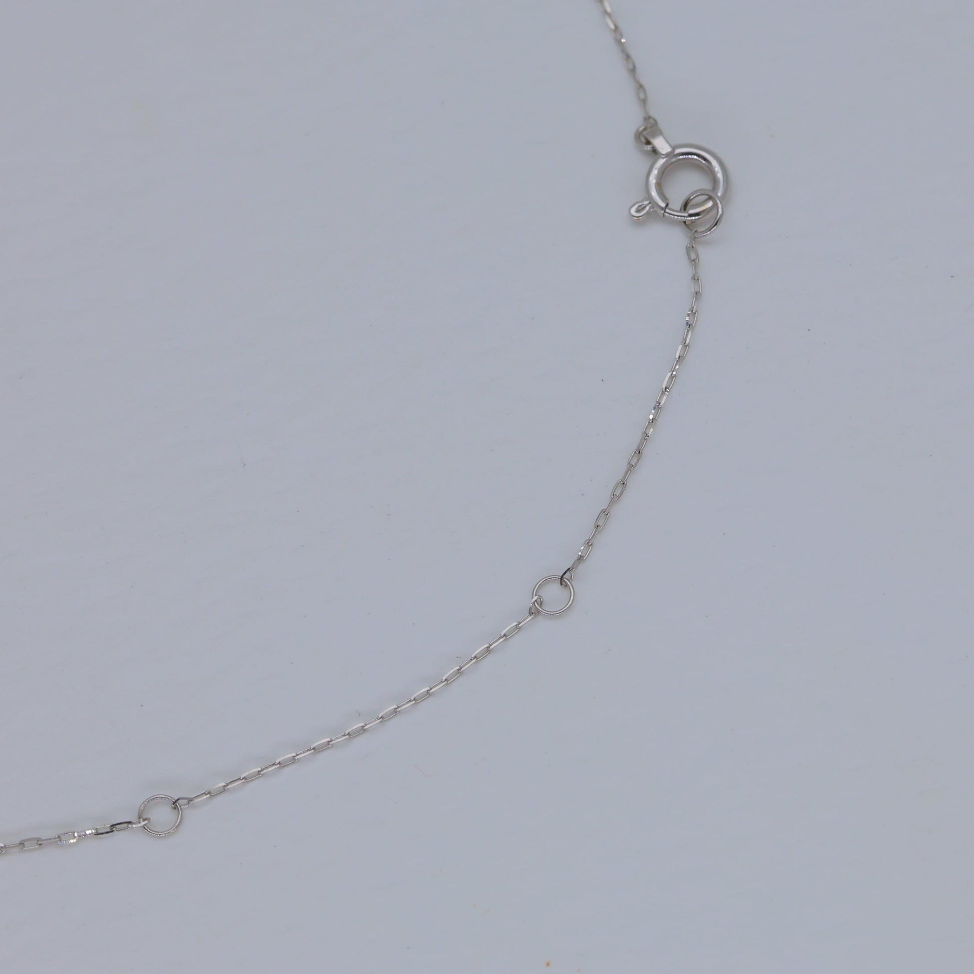 Laurent Garnet Pendant DIA Necklace in Platinum P900 by MOA - view 3