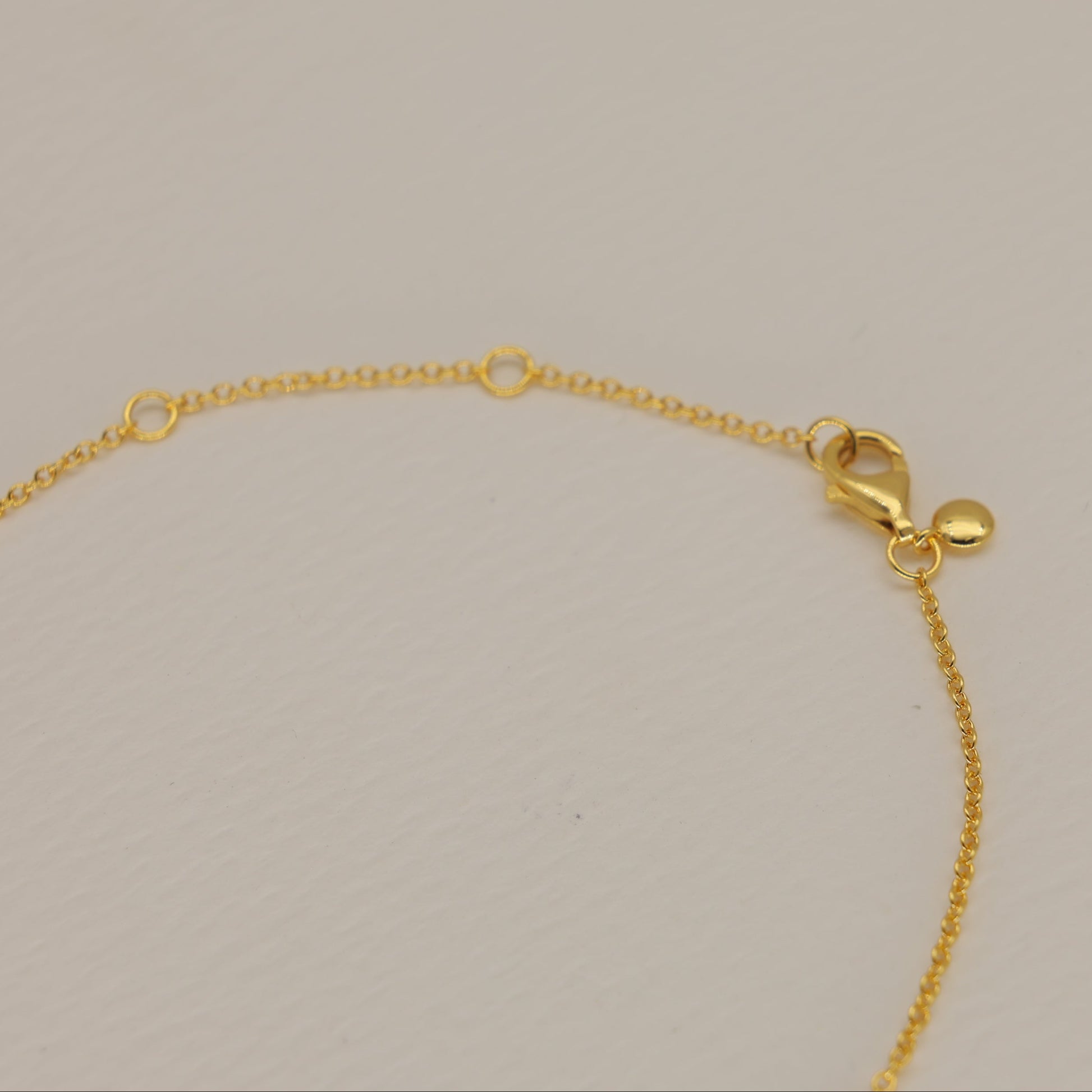 Leonie Petite Heart Necklace in 24K Gold Over 925 Silver by MOA - view 3