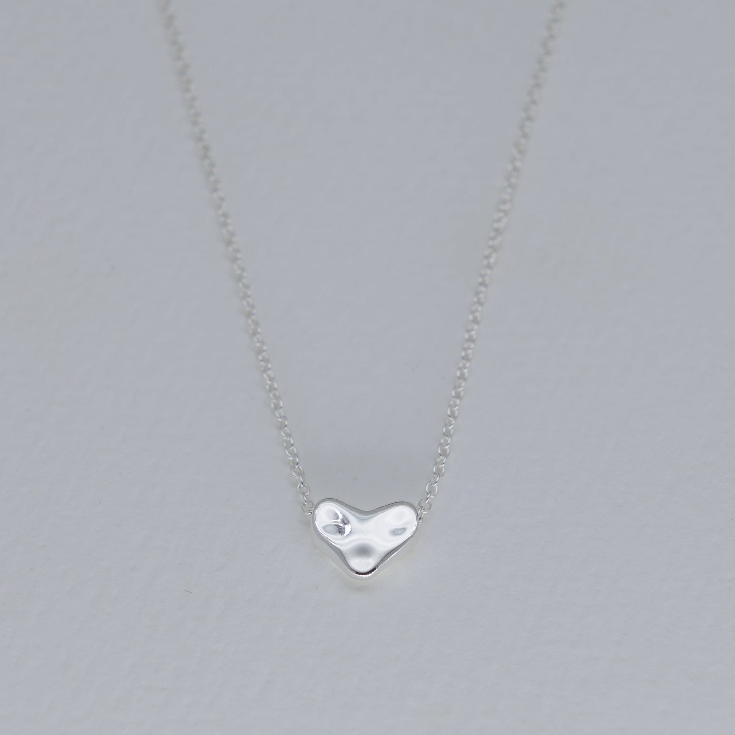 Leonie Petite Heart Necklace in 925 Sterling Silver by MOA - view 1