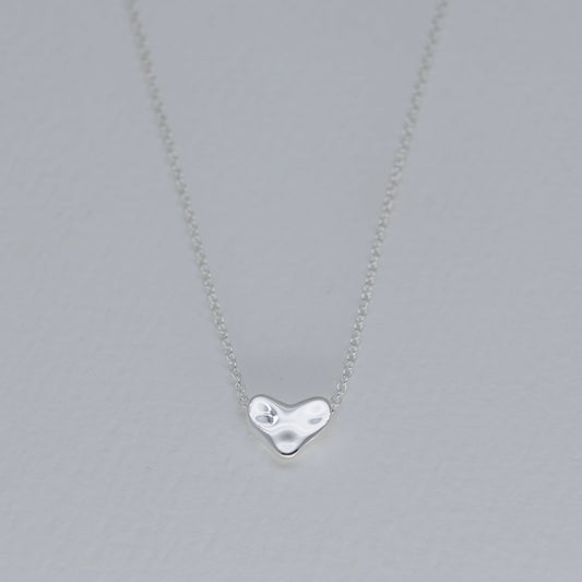 Leonie Petite Heart Necklace in 925 Sterling Silver by MOA - view 1
