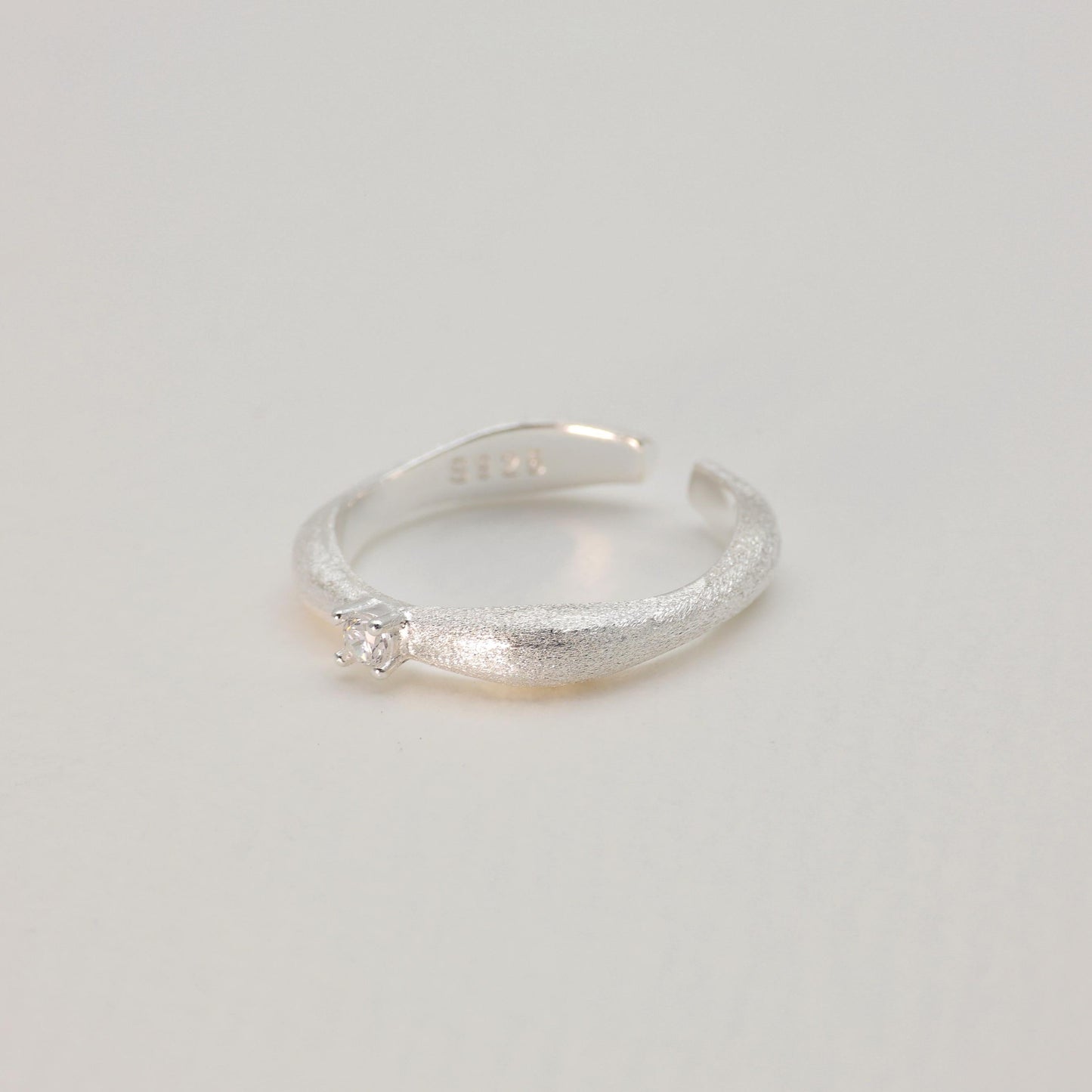 Lina Soft Curve Ring 925 Sterling Silver by MOA - view 1