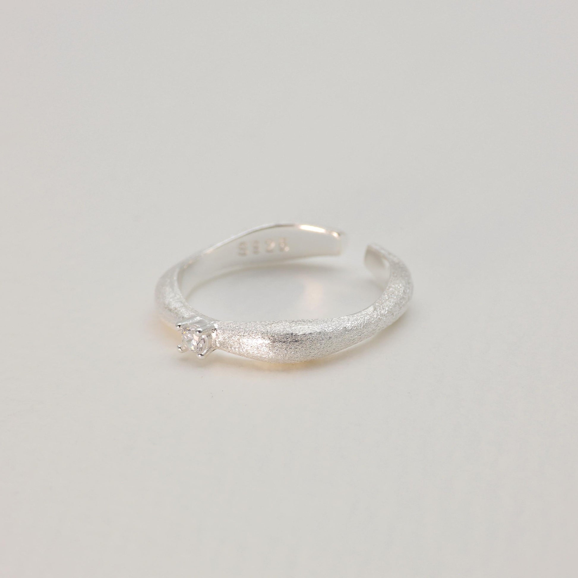 Lina Soft Curve Ring 925 Sterling Silver by MOA - view 1