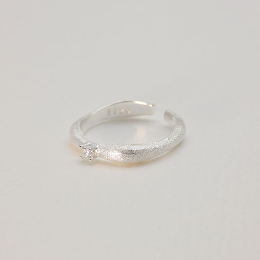 Lina Soft Curve Ring 925 Sterling Silver by MOA - view 1