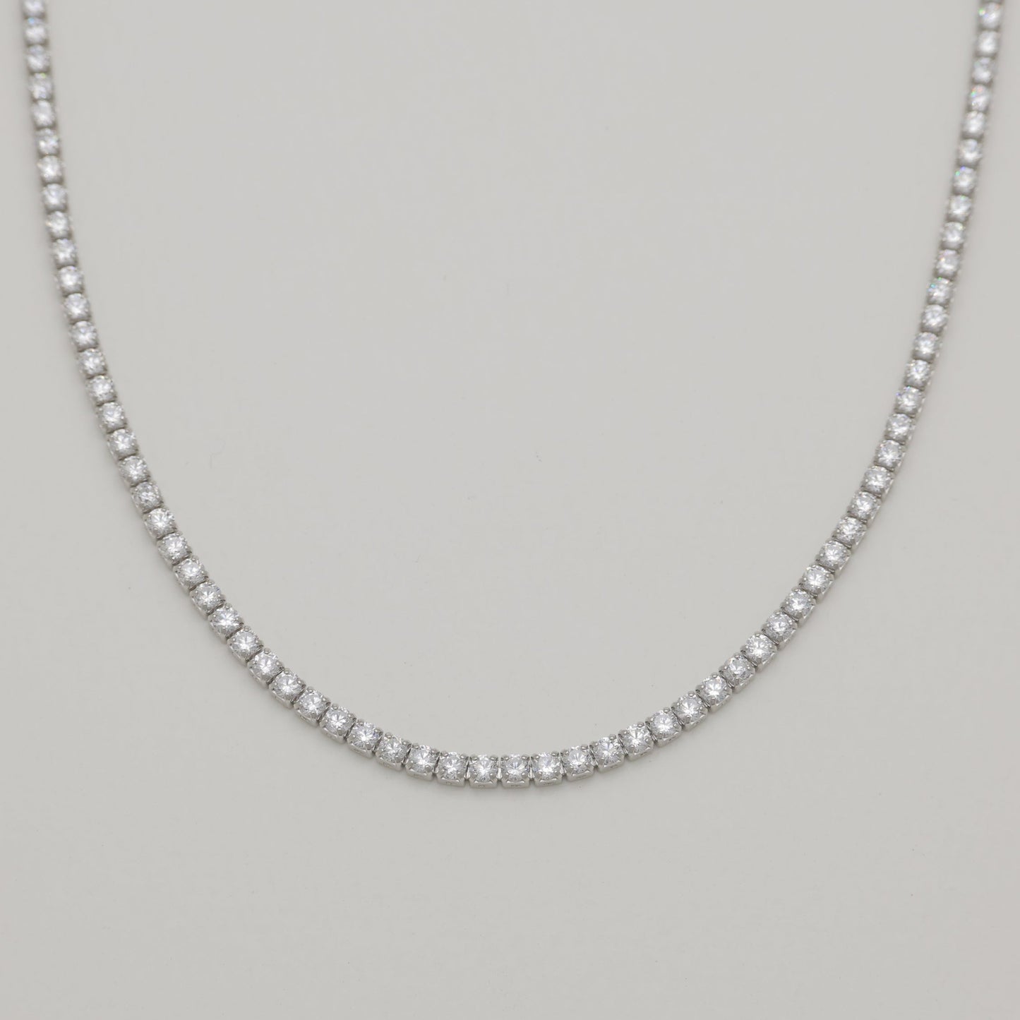 Liora Tennis Necklace 925 Sterling Silver by MOA - view 1