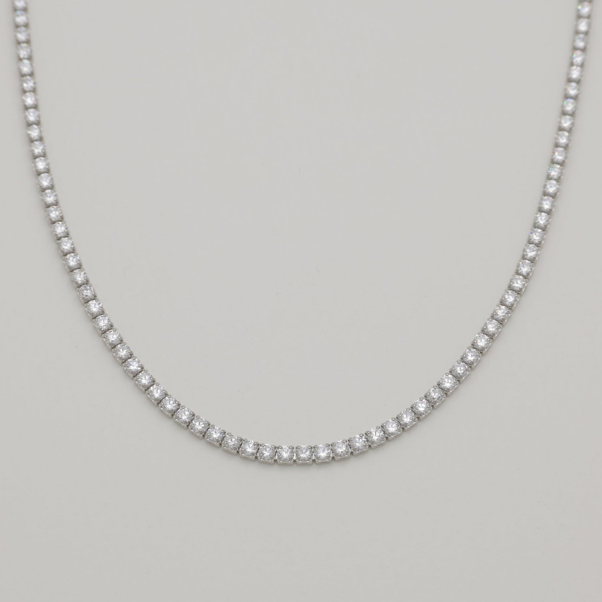 Liora Tennis Necklace 925 Sterling Silver by MOA - view 1