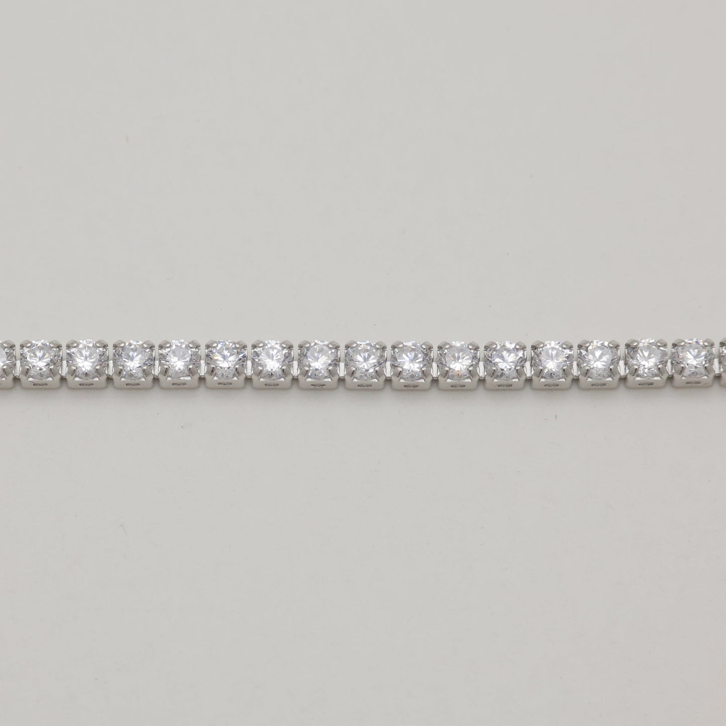 Liora Tennis Necklace 925 Sterling Silver by MOA - view 4