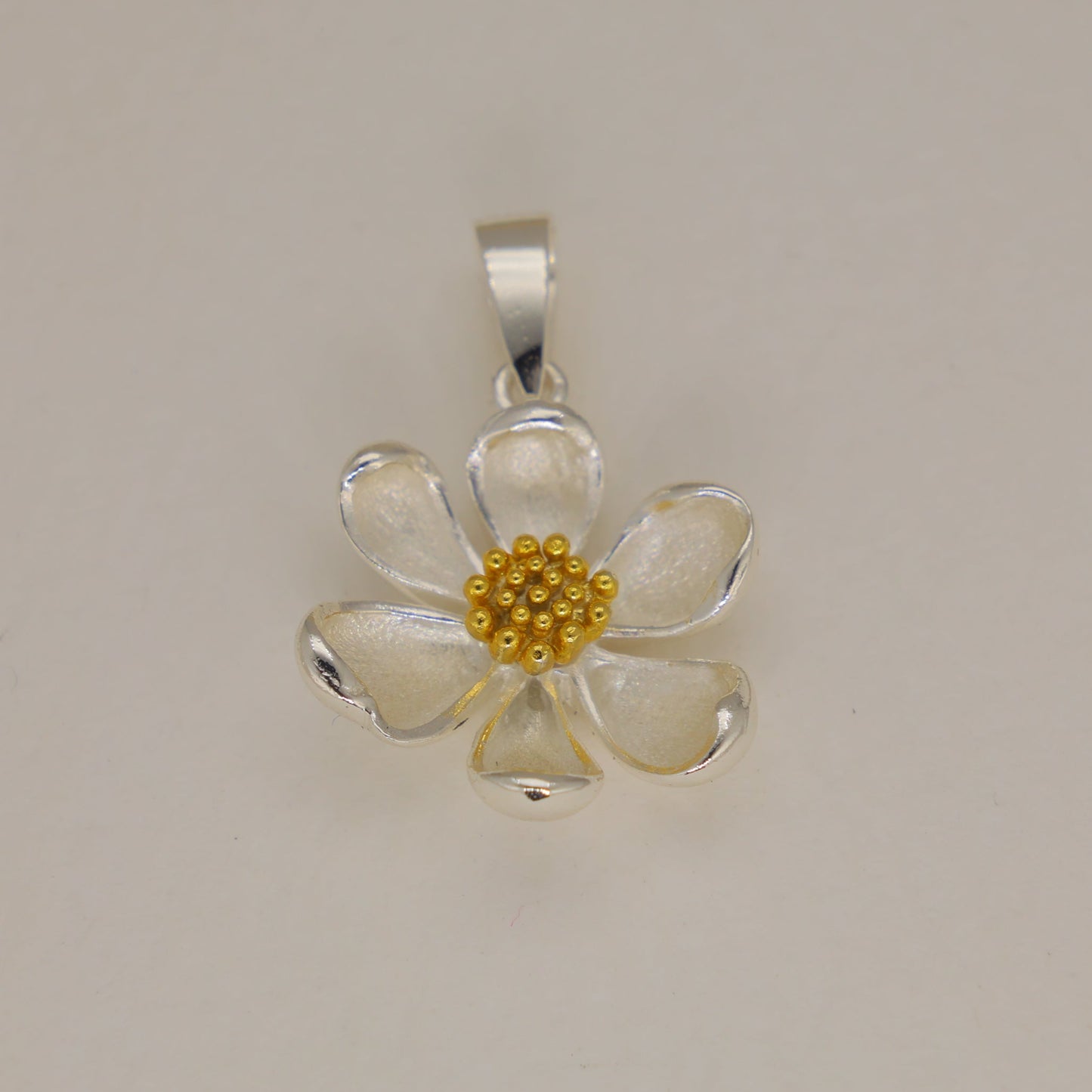 Lioree Blossom Pendant in 18K Gold over 925 Sterling Silver by MOA - view 1