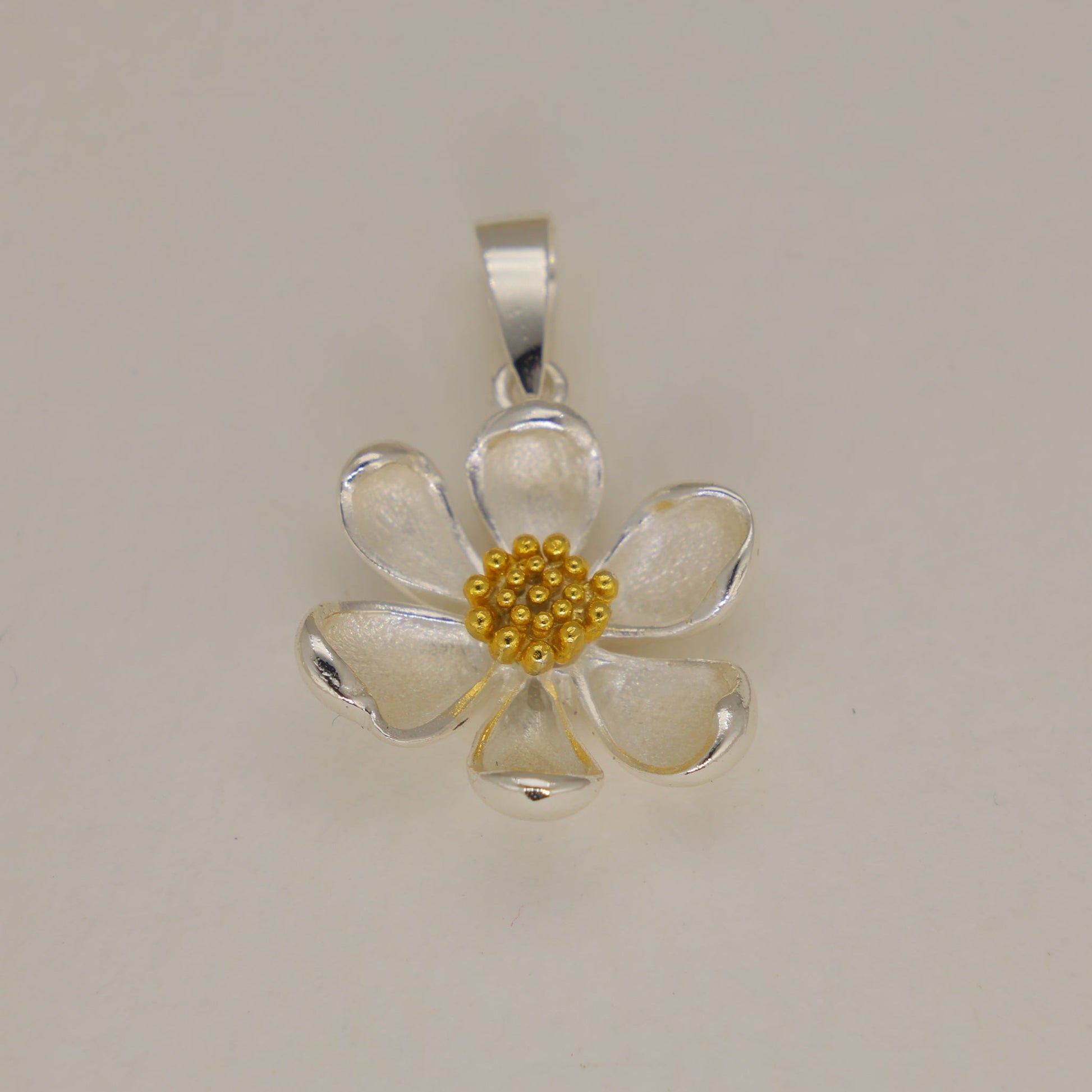 Lioree Blossom Pendant in 18K Gold over 925 Sterling Silver by MOA - view 1