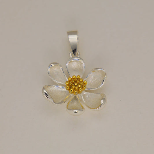 Lioree Blossom Pendant in 18K Gold over 925 Sterling Silver by MOA - view 1