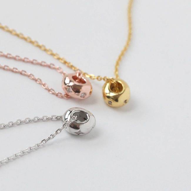 LUCIE Gold Necklace by MOA - view 2