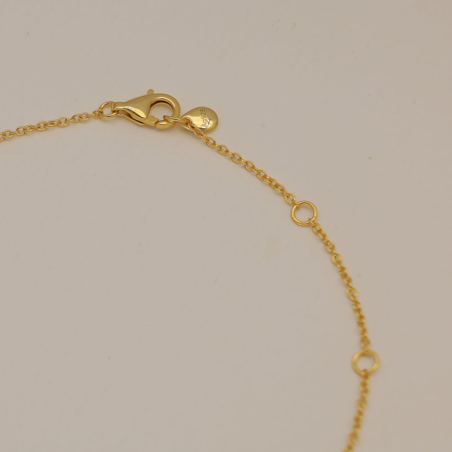 Lysandra Coin Necklace Green Agate 24K Gold by MOA - view 3