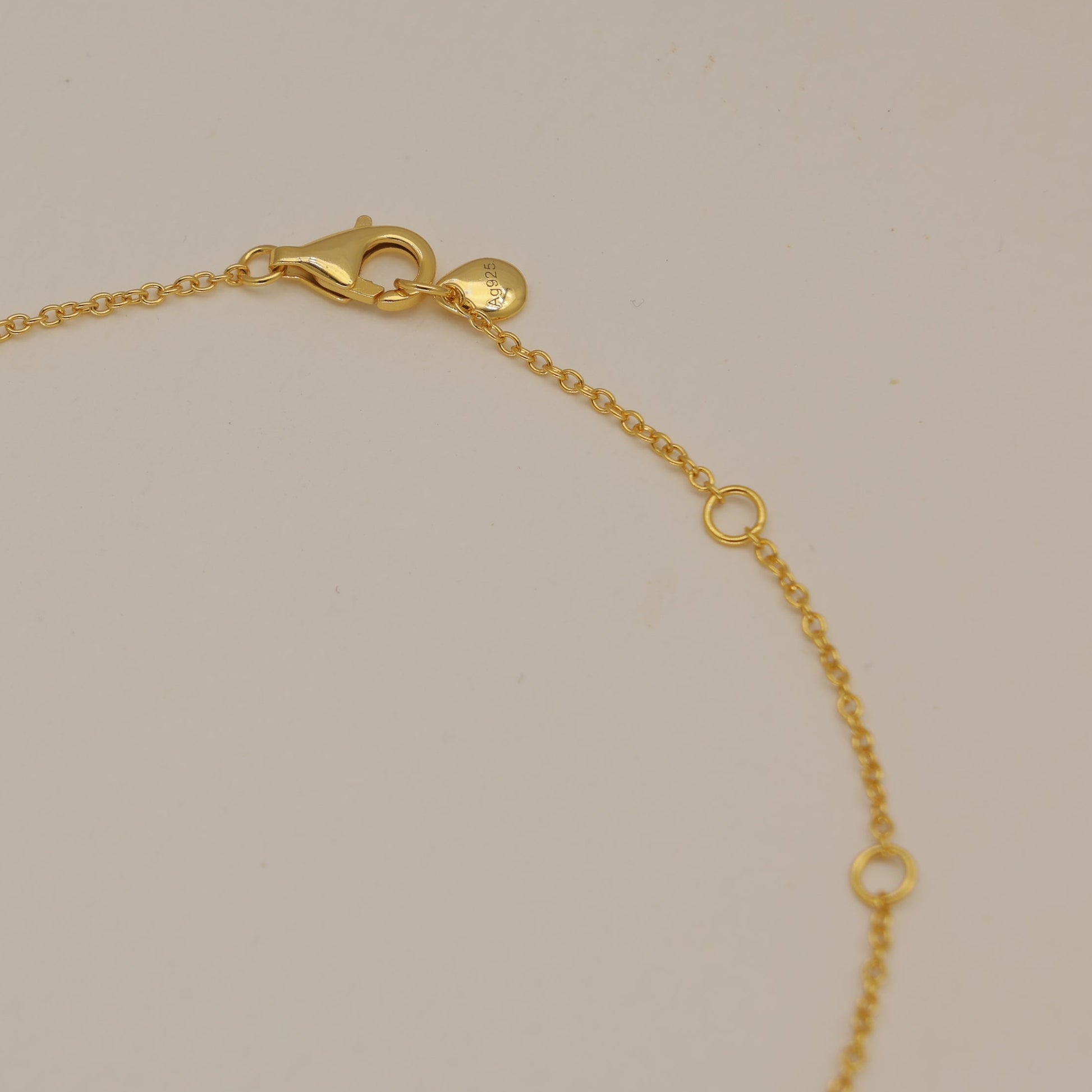 Lysandra Coin Necklace Green Agate 24K Gold by MOA - view 3