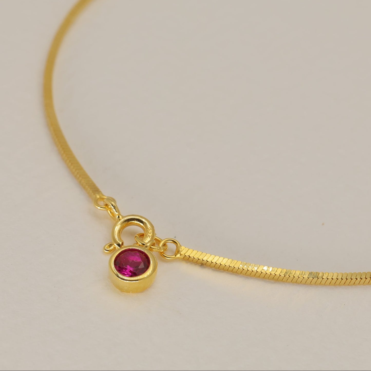 Lysandre Chain Bracelet 24K Gold by MOA - view 2