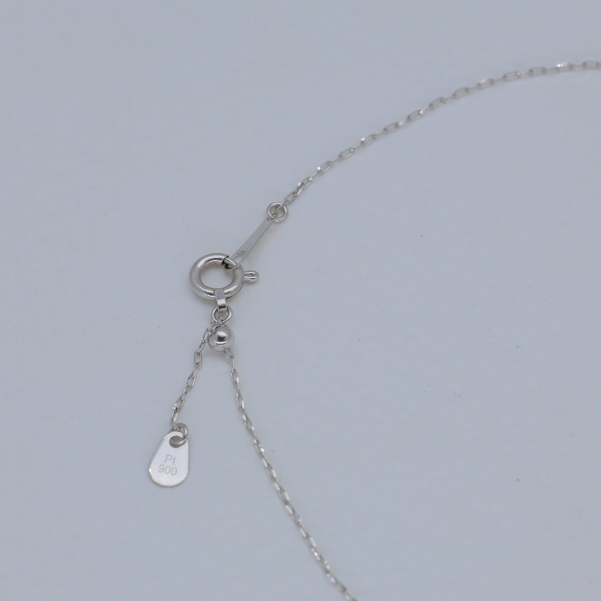 Lysara Tourmaline Pendant DIA Necklace in Platinum P900 by MOA - view 3