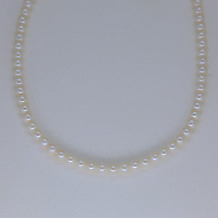 Marielle Adjustable Pearl Necklace in 925 Sterling Silver by MOA - view 1
