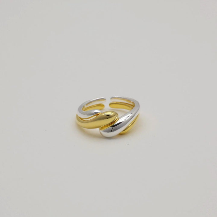 Maurelle Duo Ring Set in Gold Vermeil by MOA - view 1