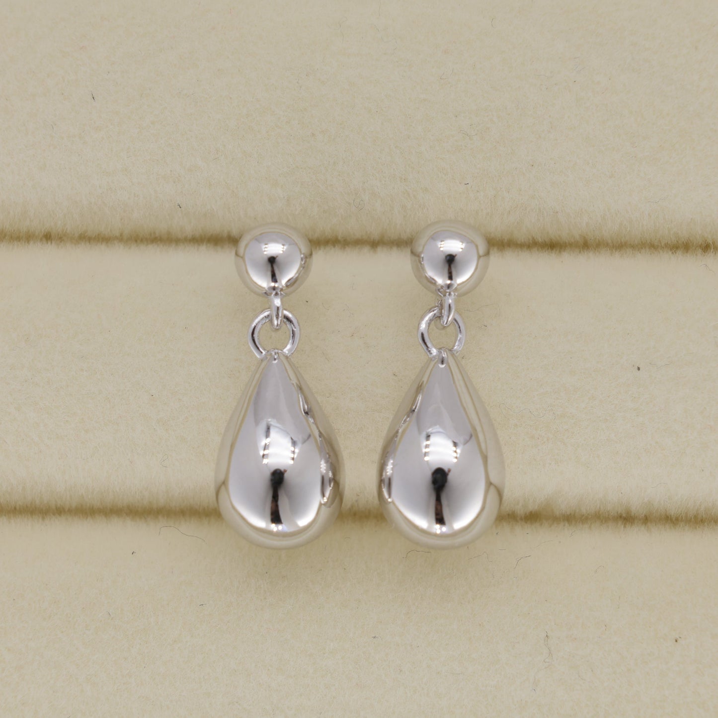 Mirelle Drop Stud Earrings in 925 Sterling Silver by MOA - view 1