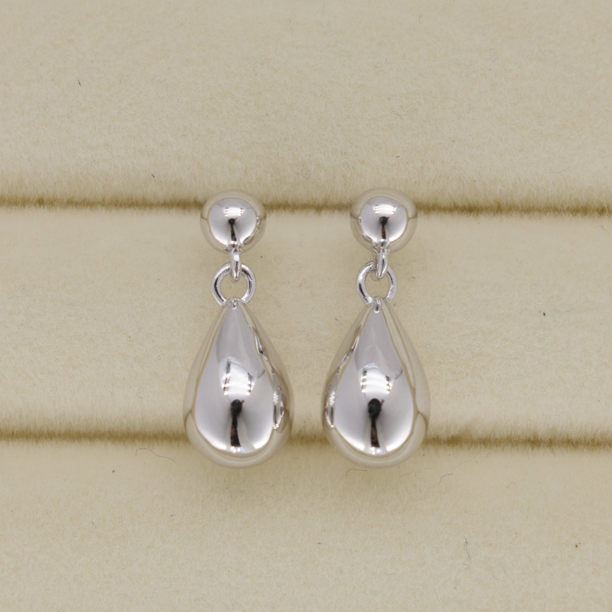 Mirelle Drop Stud Earrings in 925 Sterling Silver by MOA - view 1
