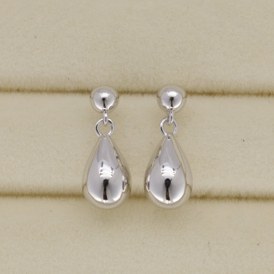 Mirelle Drop Stud Earrings in 925 Sterling Silver by MOA - view 1
