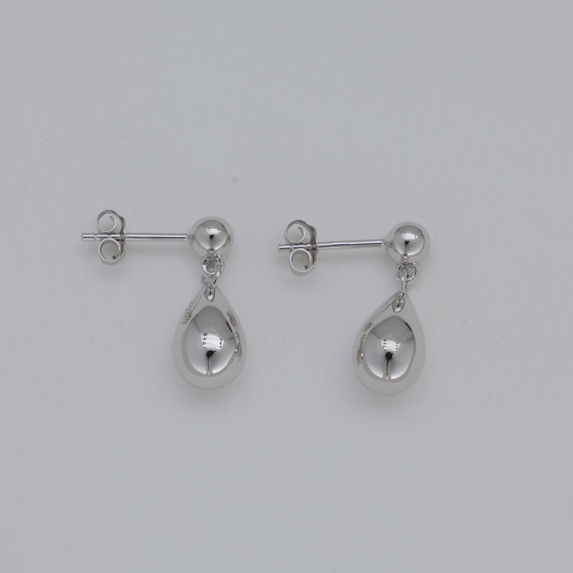 Mirelle Drop Stud Earrings in 925 Sterling Silver by MOA - view 2