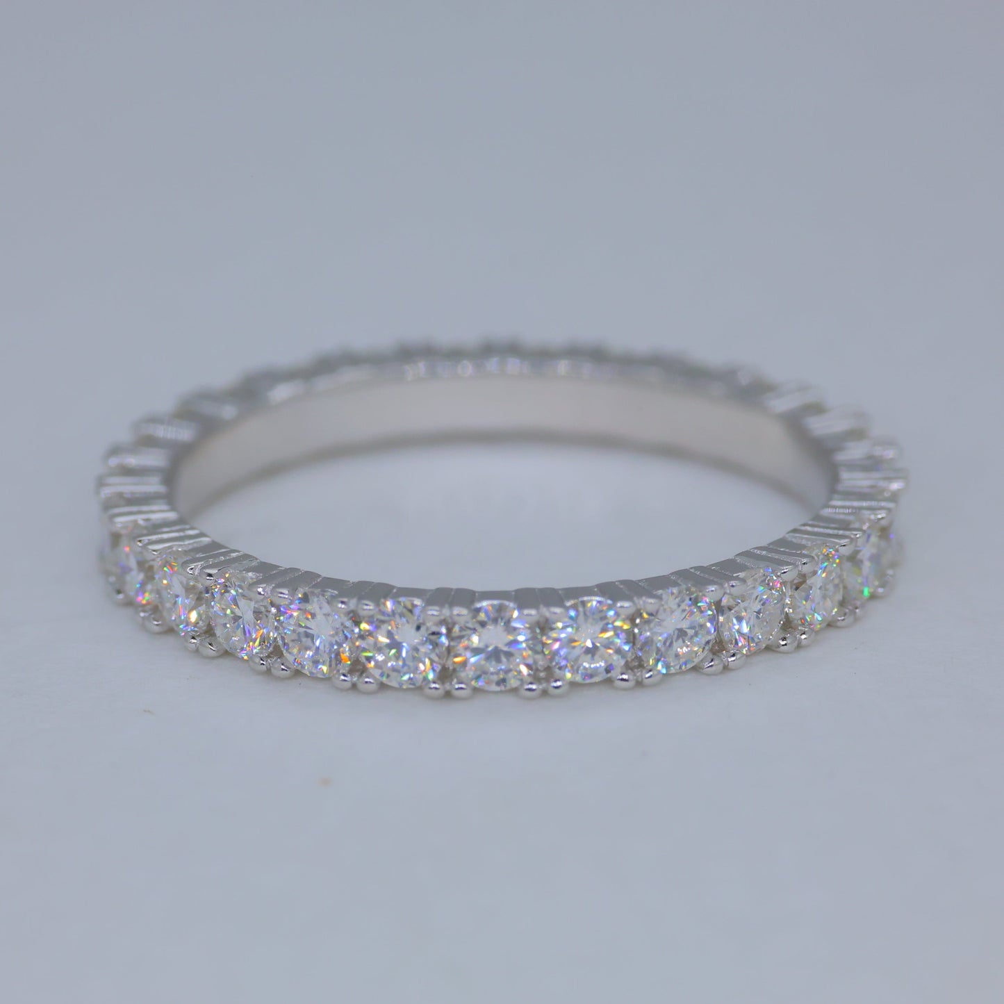 Odette Pave Band Ring in 925 Sterling Silver by MOA - view 1