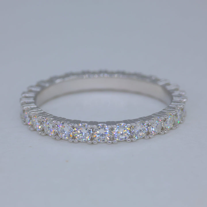 Odette Pave Band Ring in 925 Sterling Silver by MOA - view 1