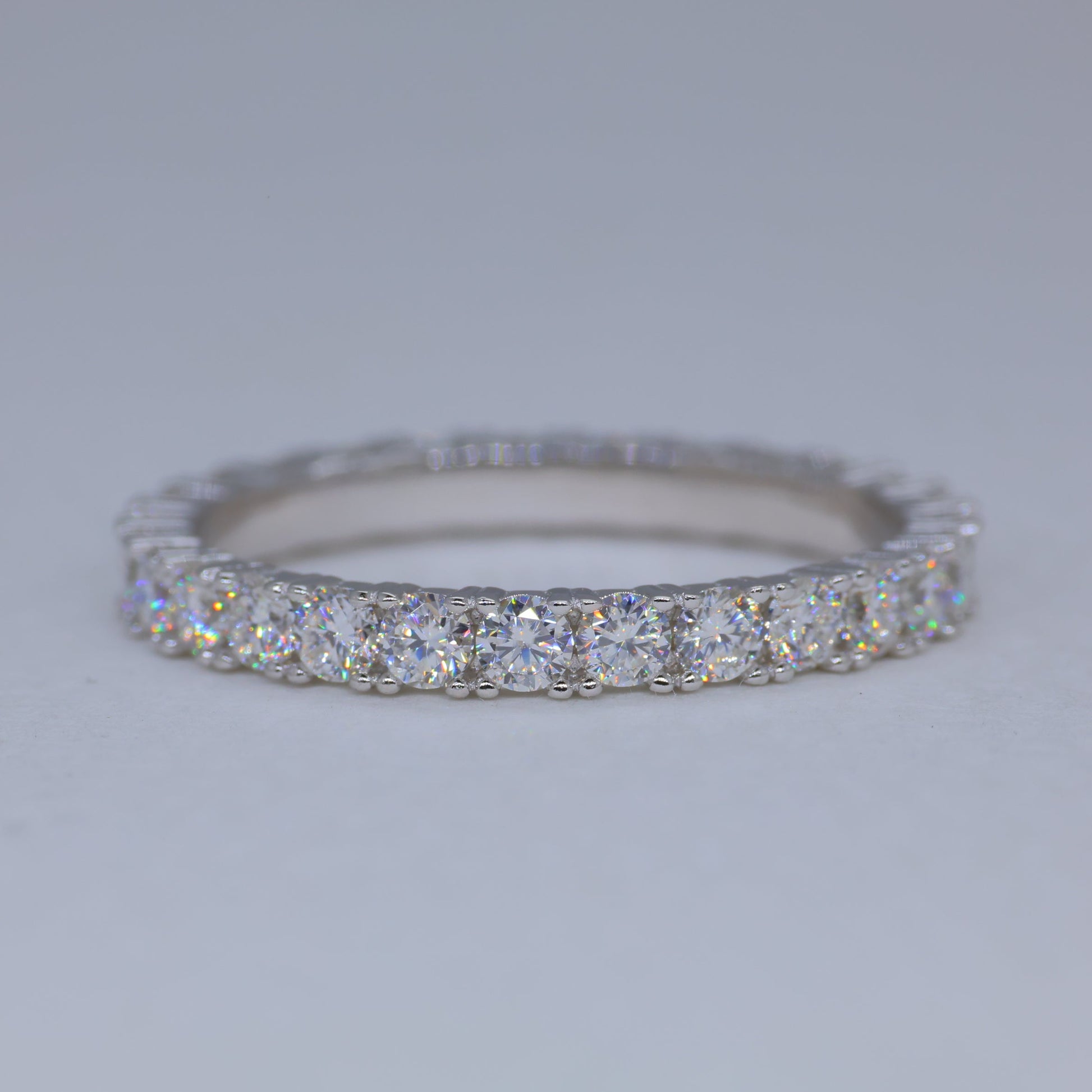 Odette Pave Band Ring in 925 Sterling Silver by MOA - view 2