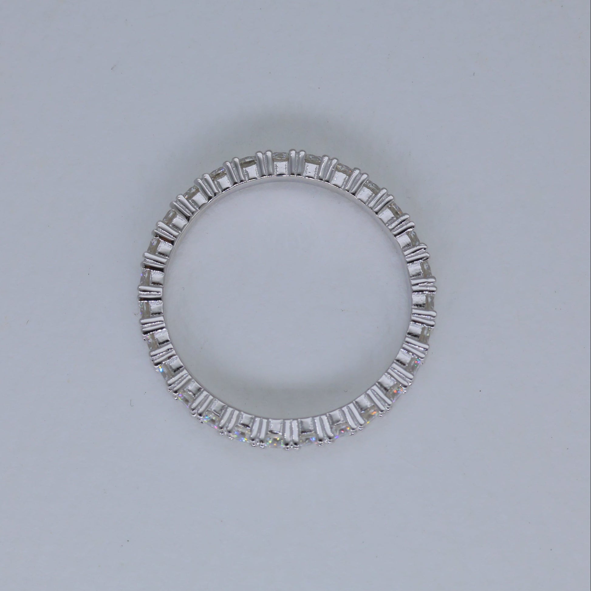 Odette Pave Band Ring in 925 Sterling Silver by MOA - view 3