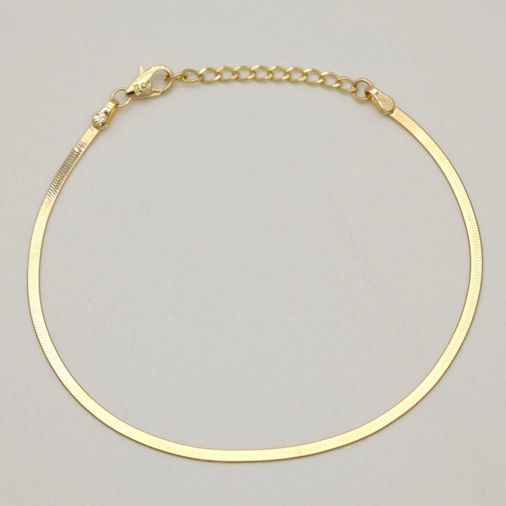 Odette Snake Chain Bracelet 14K Gold by MOA - view 1