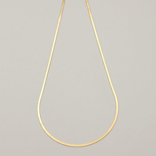 Odette Snake Chain Necklace 14K Gold by MOA - view 1