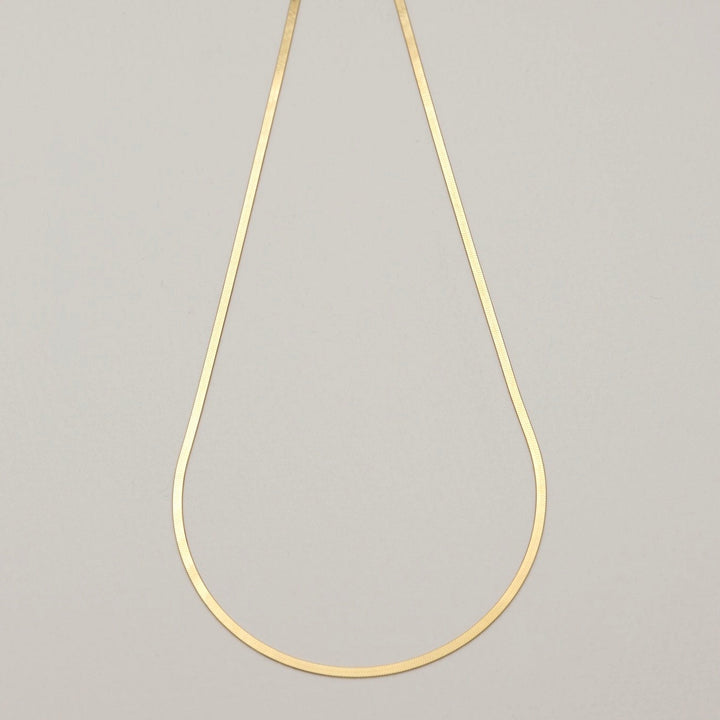 Odette Snake Chain Necklace 14K Gold by MOA - view 1