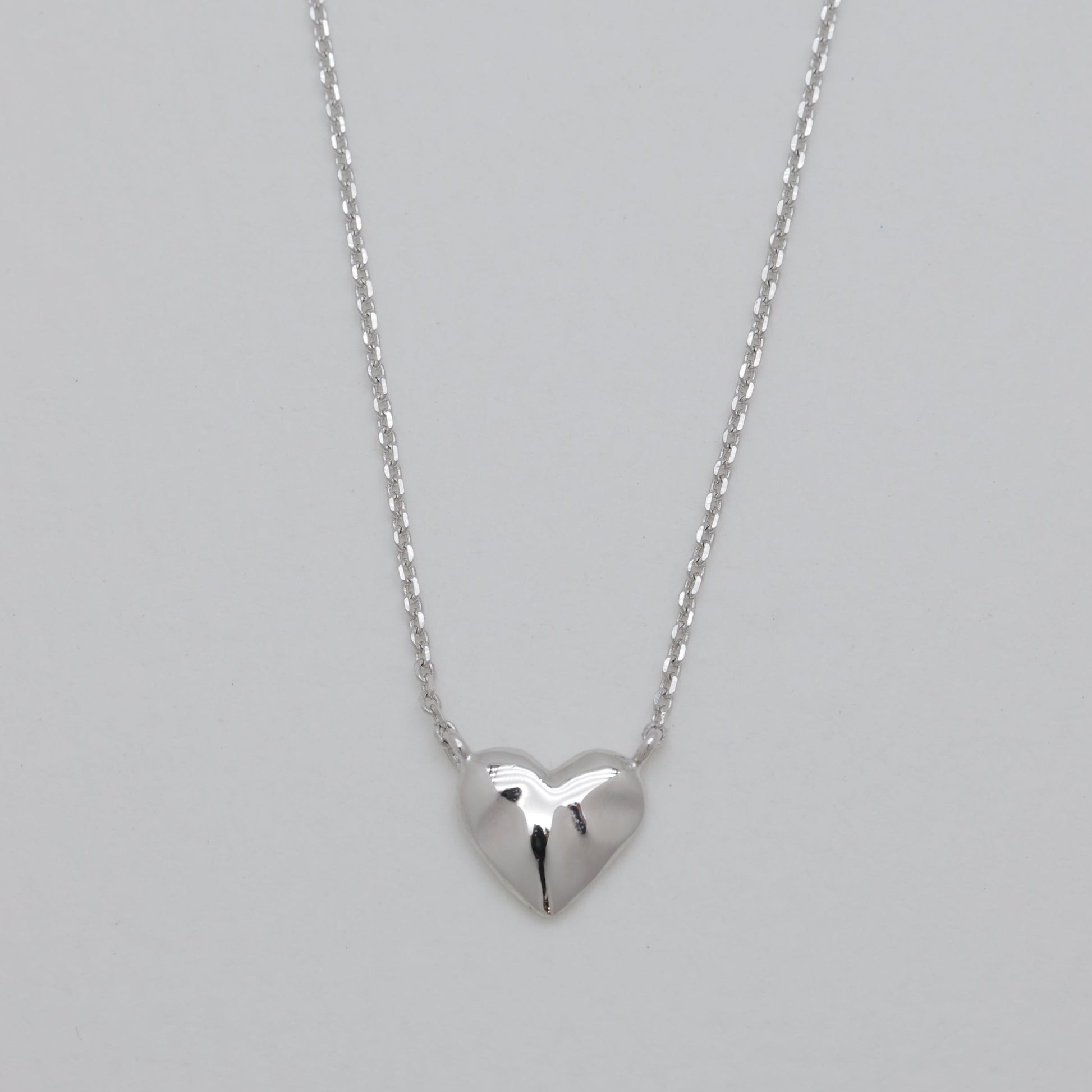 Paige Heart Necklace 925 Sterling Silver by MOA - view 1