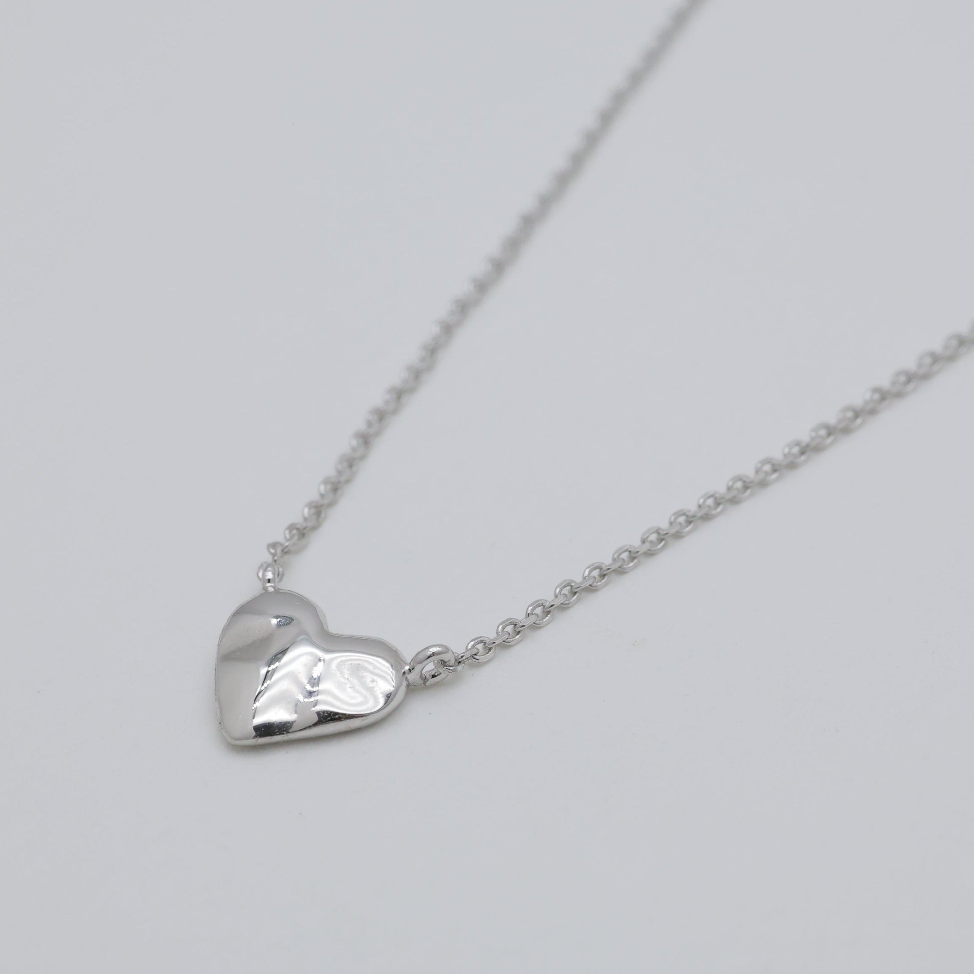 Paige Heart Necklace 925 Sterling Silver by MOA - view 2