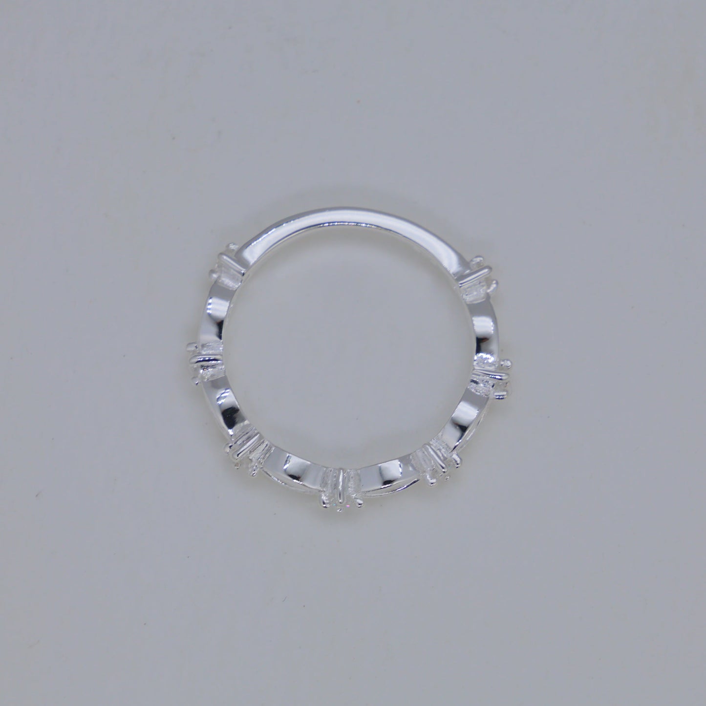 Roseline Marquise Pave Ring in 925 Sterling Silver by MOA - view 3