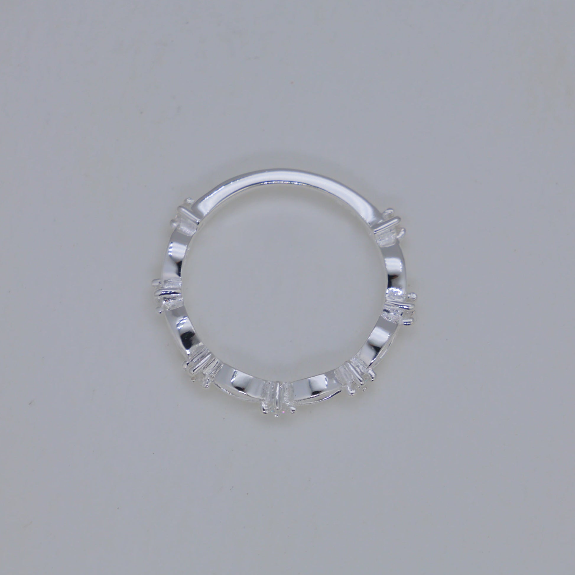 Roseline Marquise Pave Ring in 925 Sterling Silver by MOA - view 3