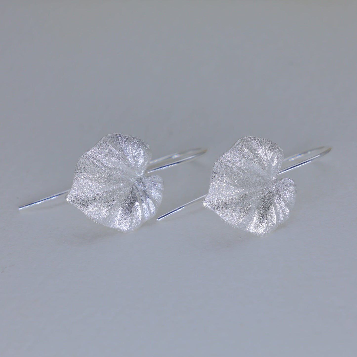Selene Petal Drop Earrings in 925 Sterling Silver by MOA - view 1