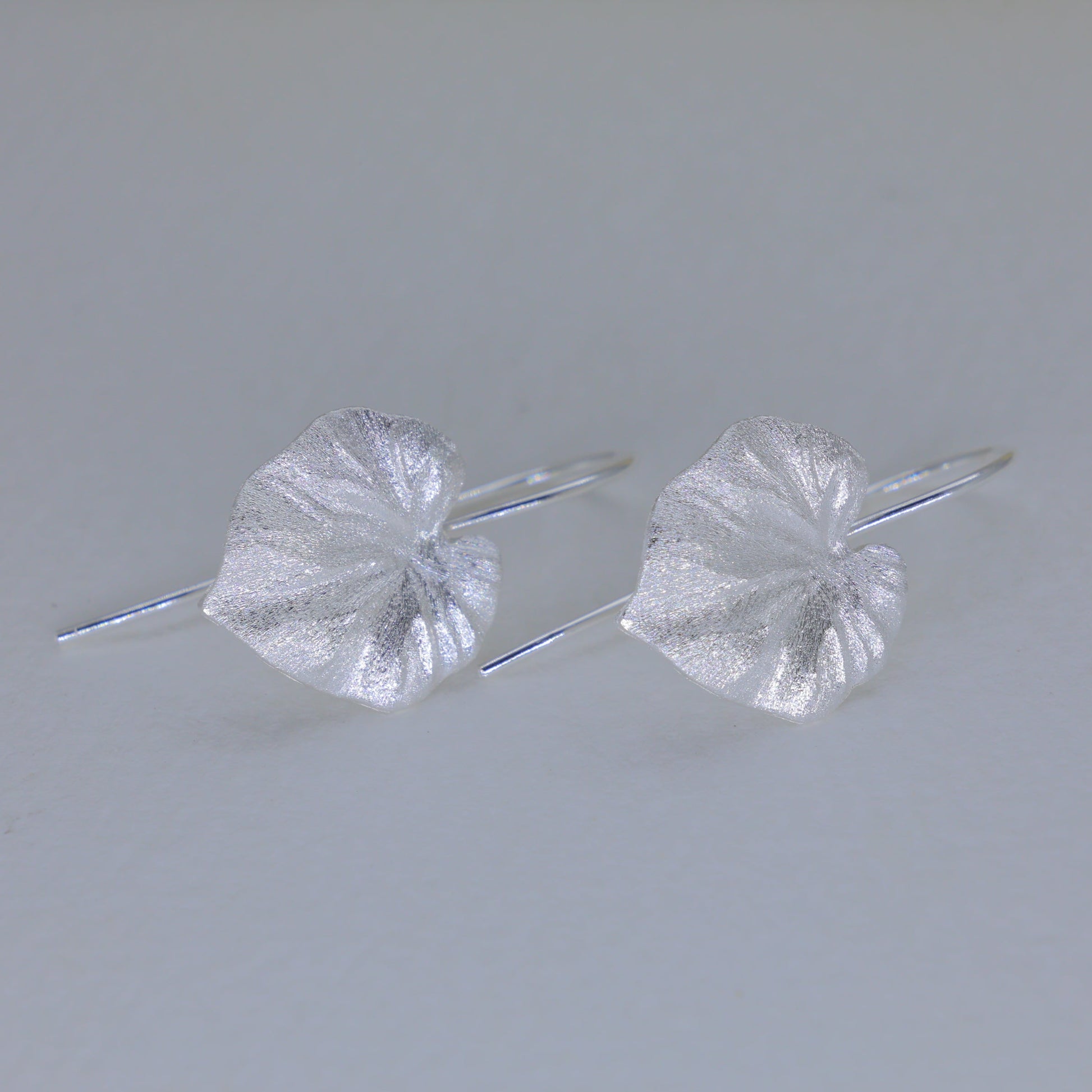 Selene Petal Drop Earrings in 925 Sterling Silver by MOA - view 1