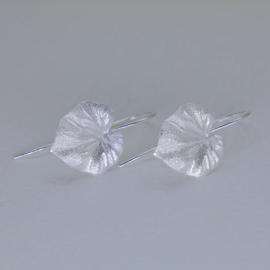 Selene Petal Drop Earrings in 925 Sterling Silver by MOA - view 1