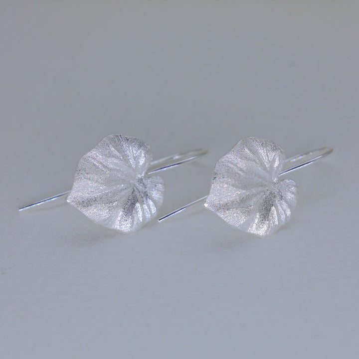 Selene Petal Drop Earrings in 925 Sterling Silver by MOA - view 1